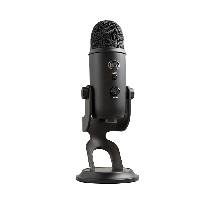 Logitech Blue Yeti USB Microphone for PC, Mac, Gaming, Recording, Streaming, Podcasting, Studio and Computer Condenser Mic with Blue VO!CE effects