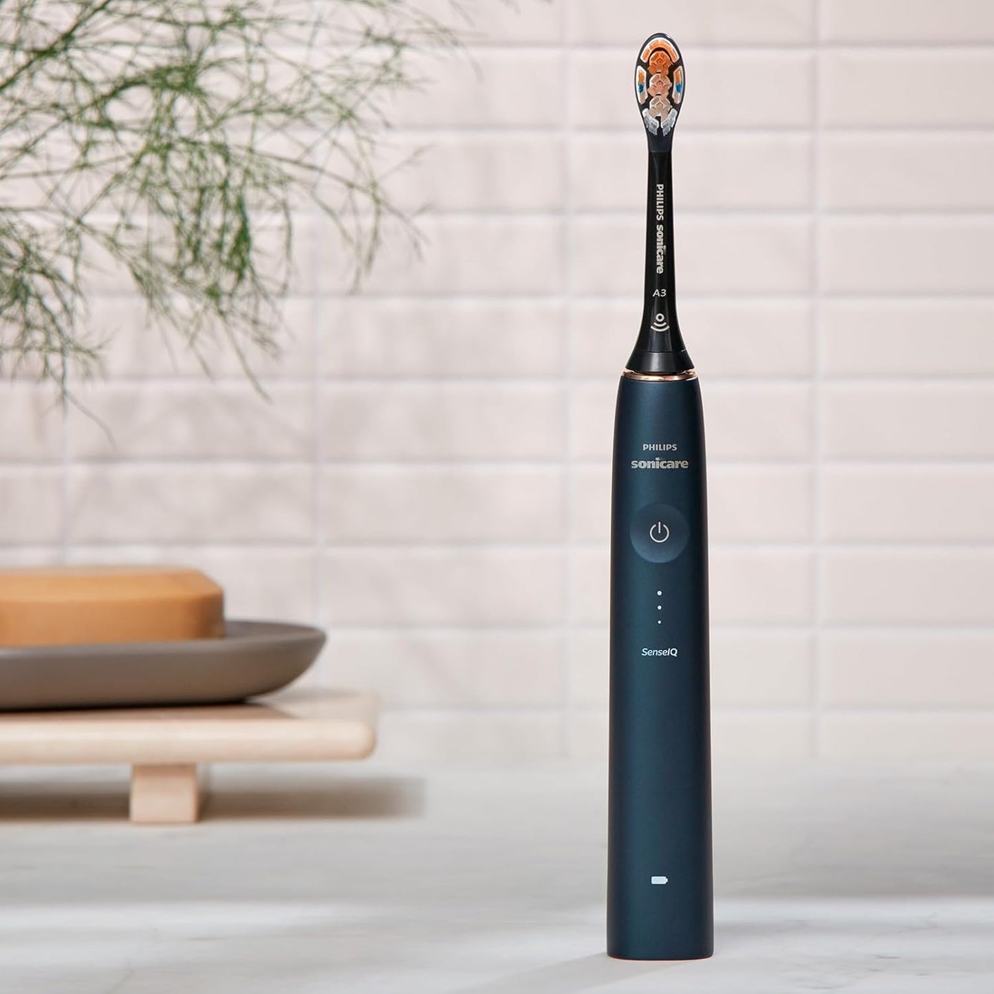 Philips Sonicare Power Electric Toothbrush 9900 Prestige with SenseIQ Midnight Blue (Model: HX9992/12)