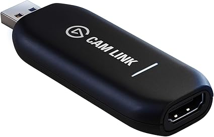 Elgato Cam Link 4K, external capture card for camera, streaming and recording on SLR or camcorder in 1080p60/4K30 for video conferencing, teleworking or gaming, on OBS, Zoom, Teams, PC/Mac
