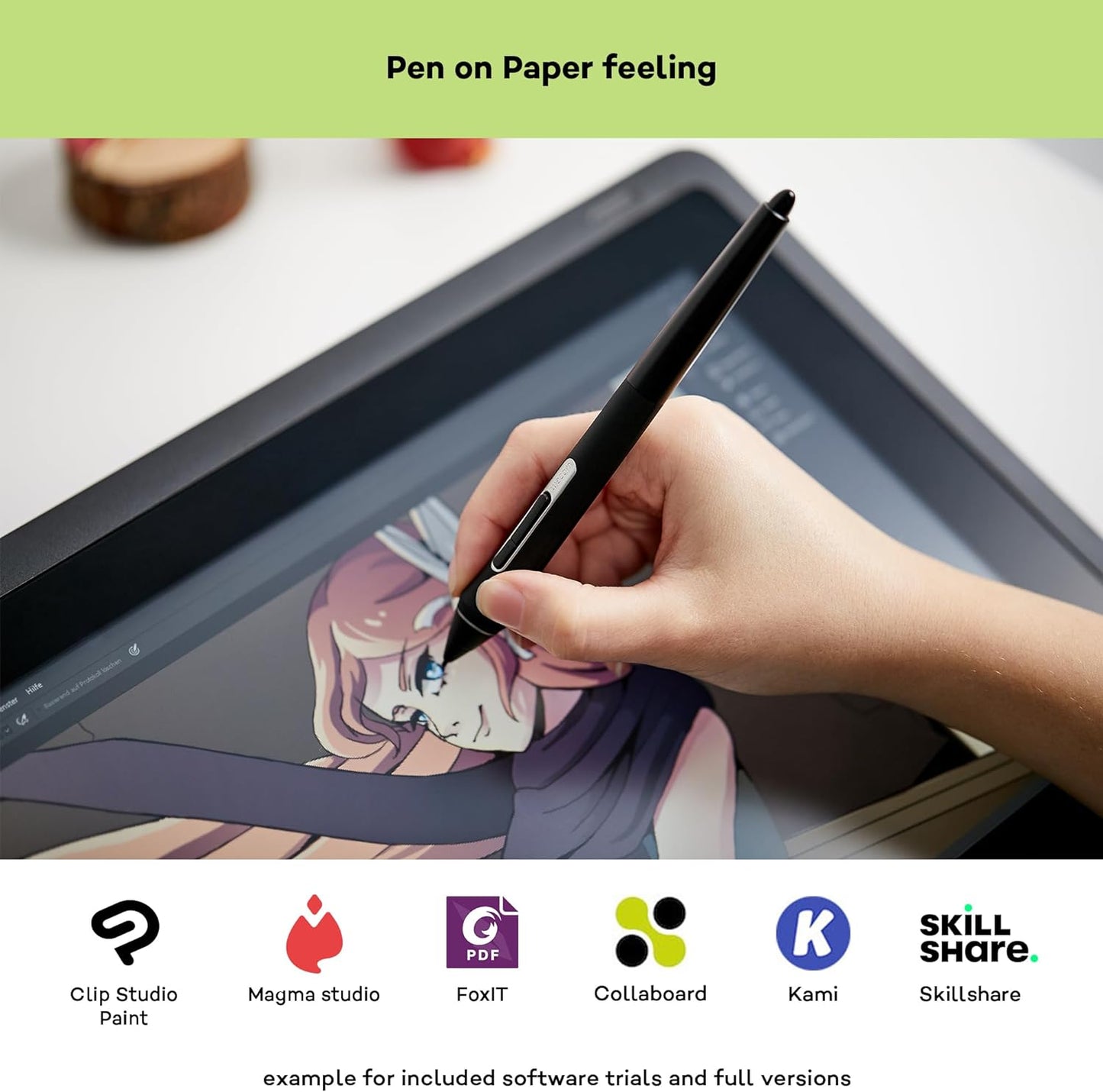 Wacom Cintiq 16 Graphics Tablet with Screen for Digital Drawing, Wacom Pen Pro 2, Full HD 1920 x 1080, Black [Energy Efficiency Class E]